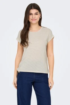 Camiseta regular fit com glitter