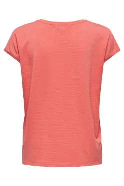 Camiseta regular fit com glitter