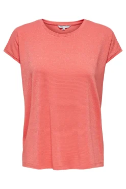 Camiseta regular fit com glitter