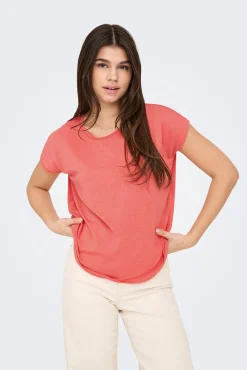 Camiseta regular fit com glitter