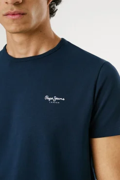 Camiseta slim de manga curta