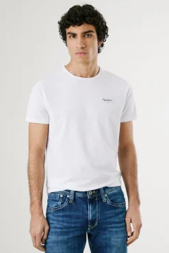 Camiseta slim de manga curta