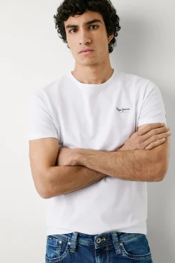 Camiseta slim de manga curta