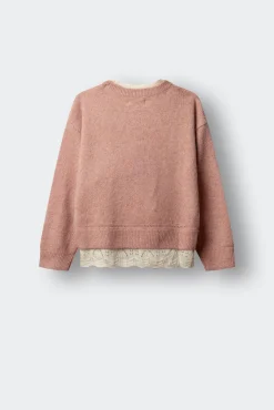 Camisola de renda para menina