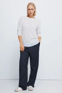 Camisola chenille combinada