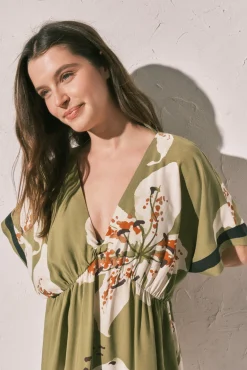 Camisola curta estampada