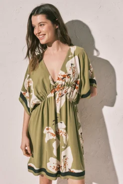 Camisola curta estampada