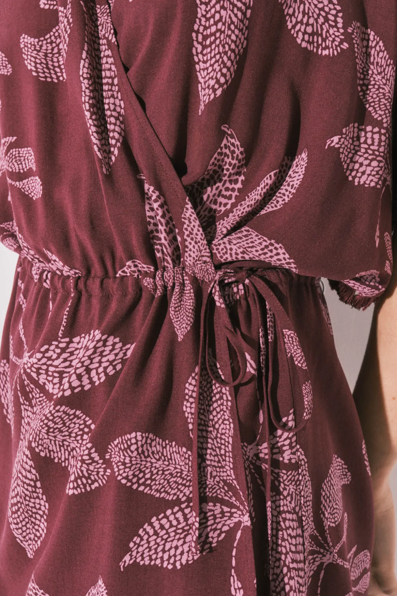 Camisola curta estampado flores