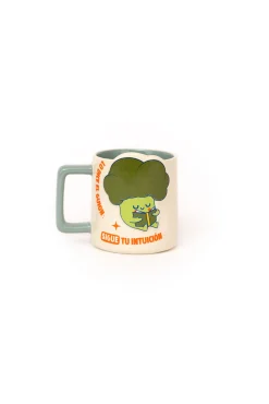 Caneca 3D de brócolis - O roteiro diz: siga sua intuição!