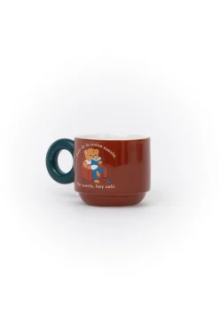 Caneca empilhável - Sair da caverna custa. Felizmente, há café.