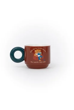Caneca empilhável - Sair da caverna custa. Felizmente, há café.