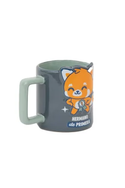 Caneca Panda Vermelho 3D - Irmão de Primeira Classe