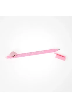 Caneta apagável Porquinho Preguiçoso - Pronto para não fazer nada