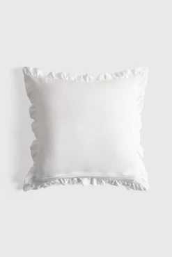 Capa de almofada acolchoada com pespontos