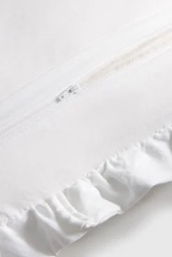 Capa de almofada acolchoada com pespontos