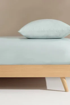 Capa de baixo algodão orgânico. Cama 80-90 cm.