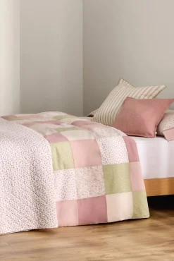 Capa de edredão de patchwork