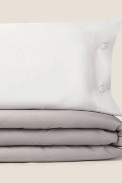 Capa nórdica algodão percal reversível. Cama 135-140 cm.