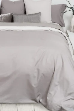 Capa nórdica algodão percal reversível. Cama 135-140 cm.
