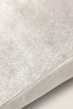Capa travesseiro veludo algodão 45 x 45 cm.