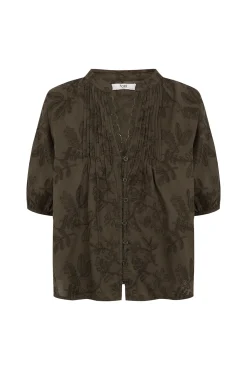 Celia. Blusa bordado floral