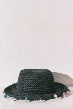 Chapéu bucket em crochet preto