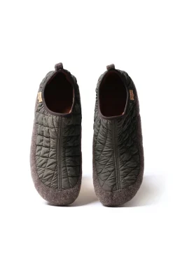 Chinelo Para homem em Feltro e Tecido Acolchoado