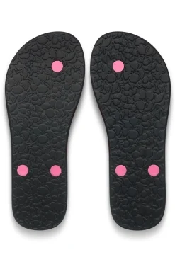 Chinelo estampado tropical