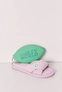 Chinelos de quarto com nó SmileyWorld®