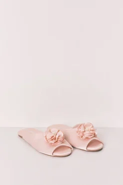 Chinelos de quarto rosa