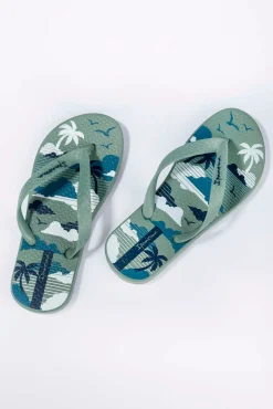 Chinelos infantis estampado de verão