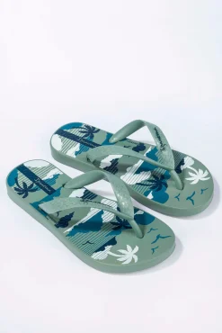 Chinelos infantis estampado de verão