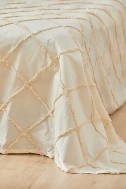 Colcha com tufting cru Royal 240x260