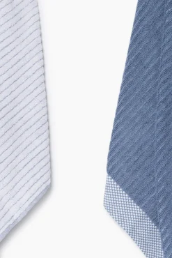 Conjunto 2 panos de cozinha friso 100% algodão