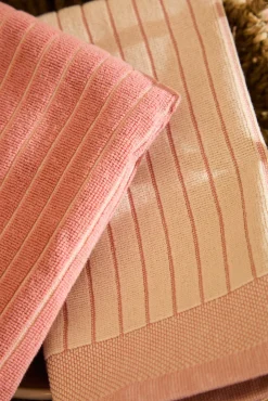 Conjunto de 2 panos de cozinha de turco rosa Lisboa 50x50