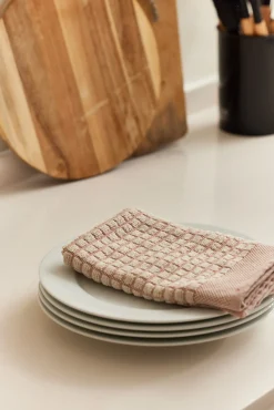 Conjunto de 2 panos de cozinha em algodão terra Oporto 50X50