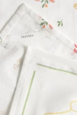 Conjunto de panos de algodão estampados