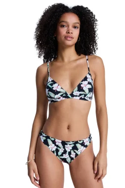 Conjunto biquíni triangular tropical