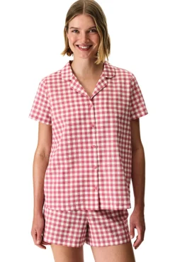 Conjunto camisa e calções vermelho