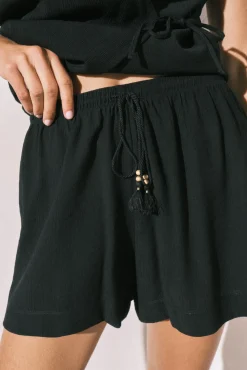 Conjunto colete e calções preto