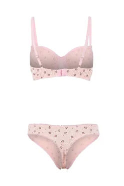 Conjunto cuequinha corações