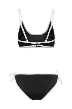 Conjunto de biquíni contraste preto