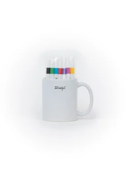 Conjunto de caneca para colorir + canetas de feltro Papá urso - Só para artistas a sério
