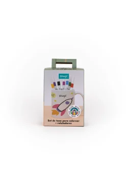 Conjunto de caneca para colorir + canetas de feltro Papá urso - Só para artistas a sério
