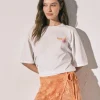 Conjunto de pareo, t-shirt, chinelos e mala