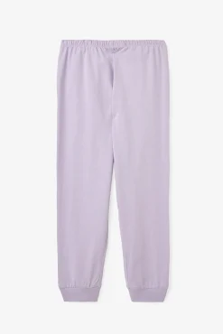 Conjunto de pijama de algodão de duas peças com estampado de jogo de ioiô para meninas