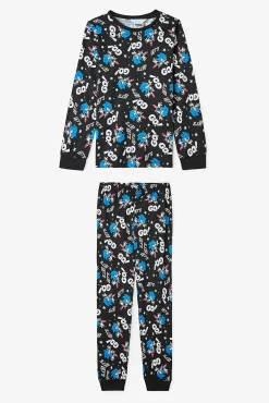 Conjunto de pijama de manga comprida Sonic para meninos