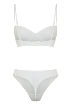 Conjunto de roupa interior canelado
