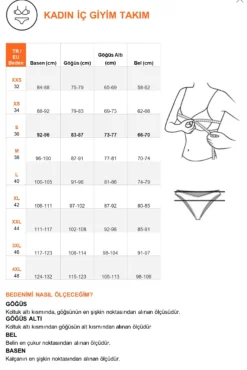 Conjunto de roupa interior canelado