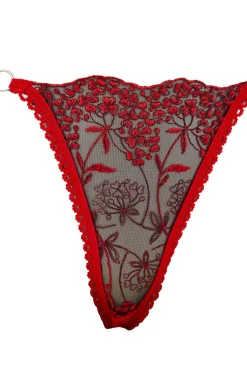 Conjunto de roupa interior floral